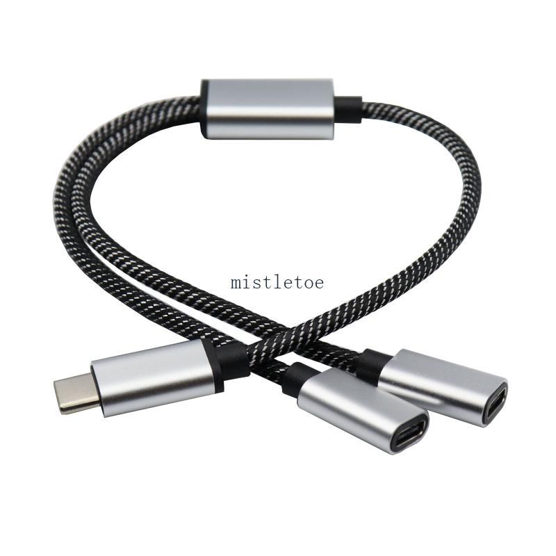 Bộ chia USB C Nam sang Đôi USB C Nữ để truyền dữ liệu