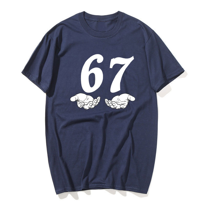 Six Seven Áo Thun Tay Ngắn Cotton Trendy Cho Nam Và Nữ
