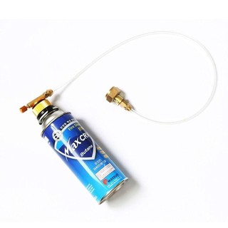 SUBOGDG Bộ van bơm chiết nạp bình gas mini du lịch dài, van chuyển đổi nạp khí gas cho bếp dã ngoại cắm trại