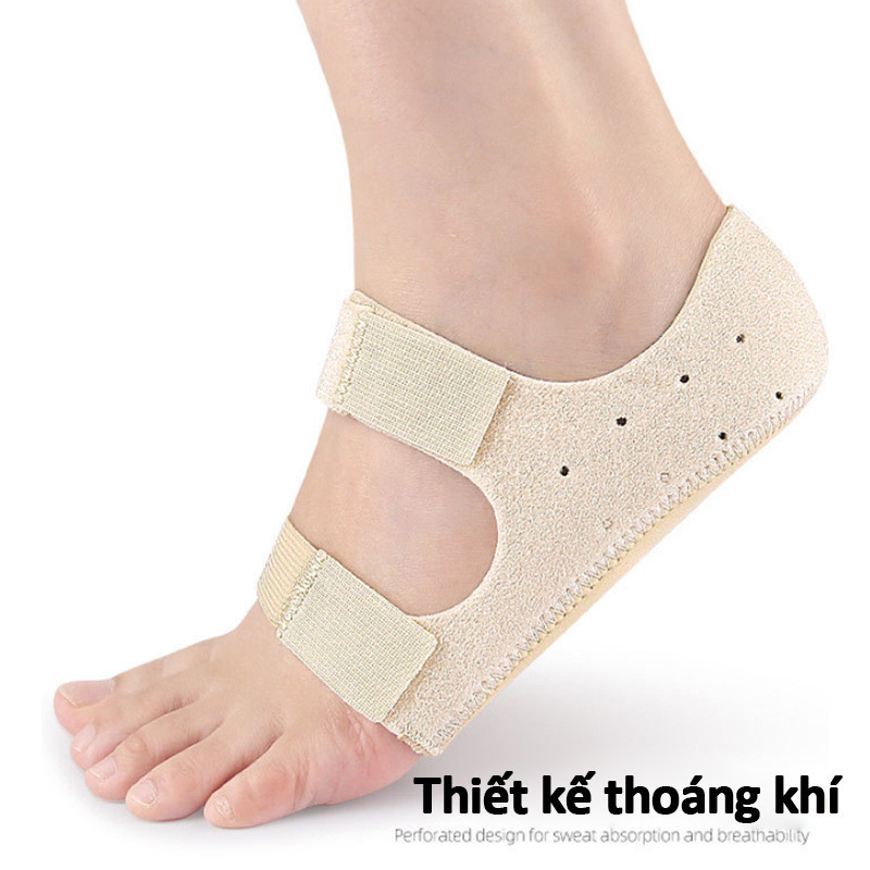 Miếng Đệm Gót Chân Giảm Đau, Hỗ Trợ Bàn Chân Bẹt, Bảo Vệ Gót Chống Sốc, Giảm Viêm Gân Achilles 2 Cái