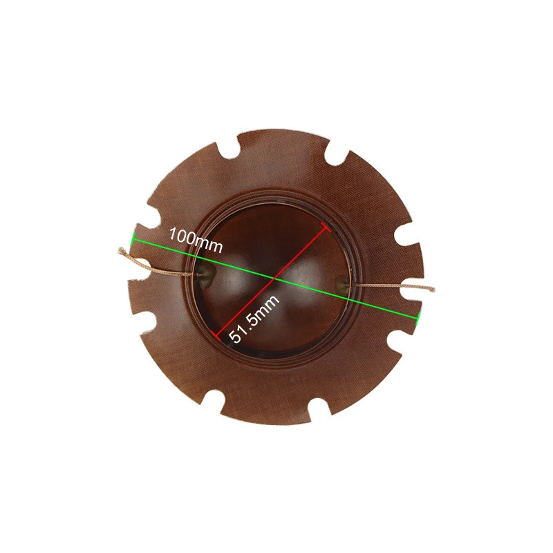 1 Chiếc 51.5 Mm Tweeter Cuộn Dây Giọng Nói 100W Phát Sóng Sừng Tweeter Âm Thanh Phim lồi Bên Rộng