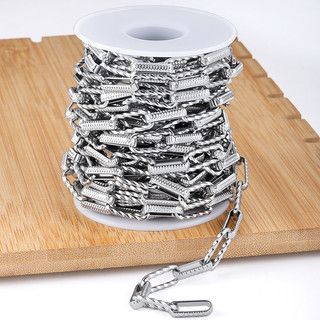 Dây chuyền thép không gỉ đánh bóng, phù hợp DIY và không gây dị ứng