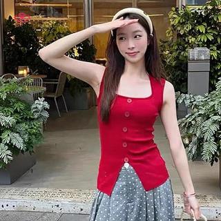 Áo Thời Trang Phong Cách Hàn Quốc, Mỏng Co Giãn, Màu Trơn, Phù Hợp Mùa Hè