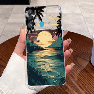 Dành Cho Tecno Pova Neo Ốp Lưng LE6 LE6h Silicon Trong Suốt Sang Trọng Dễ Thương Thỏ Tình Yêu Ngộ nghĩnh Mát Ốp Lưng Techno Pova Neo Ốp lưng Ốp Lưng