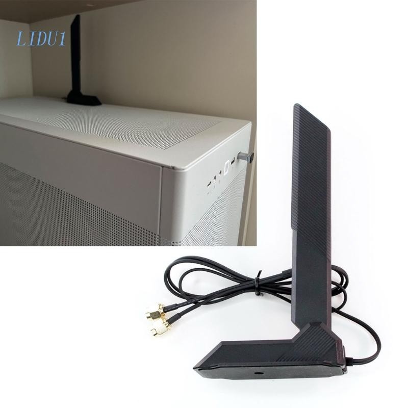 WiFi 6E 2T2R Dual WiFi Antenna Dual Band 2.4G/5G/6GHz for ASUS ROG Strix Z270 Z370 Z390 B250I X470I X570 X570I B550F B550 I B360 H370I H470I B460-I Gaming Z490-E PC Desktop