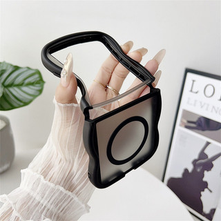 Ốp điện thoại mờ từ tính Big Wave thời trang cho Samsung Galaxy Z Flip 7 Z Flip 7FE Z Flip 6 Z Filp 5 Z Flip 4 Z Flip 3 Ốp lưng mờ mờ trong suốt