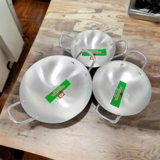Combo 3 chảo nhôm (24cm, 26cm, 30cm) cao cấp dày lòng sâu đổ bánh xèo, xào chính hãng - Trường An VN