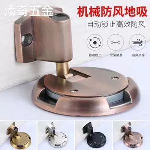 Cơ khí chống gió Hấp thụ mặt đất Hợp kim kẽm Lỗ hút cửa phòng ngủ Cửa tự khóa111313