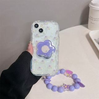 Ốp Hoa Cánh Hoa Trong Suốt Cho POCO C85 C65 C61 C71 M7 X7 X6 X5 F7 M6 5G C75 4G 5G M4 X3 Pro M5S Dây Xích Cô Gái Giá Đỡ TPU Vỏ Điện Thoại