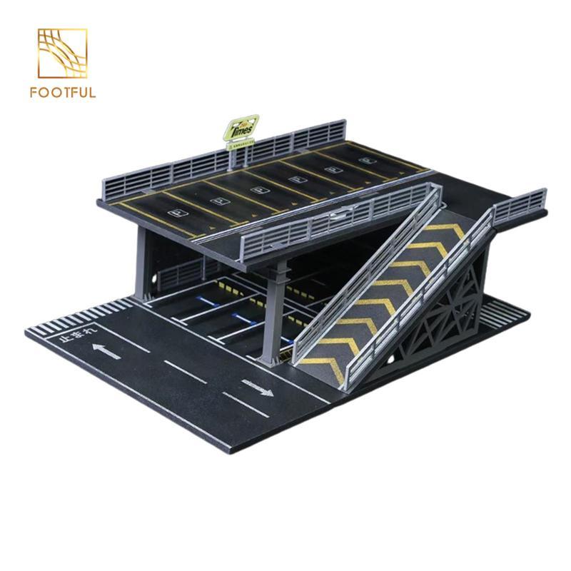 1 / 64 Đỗ xe Diorama Mô hình phong cảnh thu nhỏ Kịch bản Ảnh Prop Micro