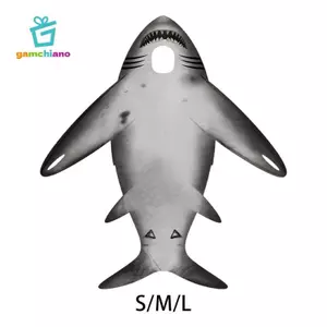 Cosplay Shark Trang Phục BodySuit Trang Trí Halloween Mềm Thụy Sĩ Cho Tiệc Chủ Đề