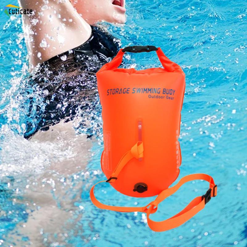 Balo chống thấm nước và phao bơi có thể điều chỉnh, màu sắc tươi sáng, phù hợp để tập luyện thuyền kayak.
