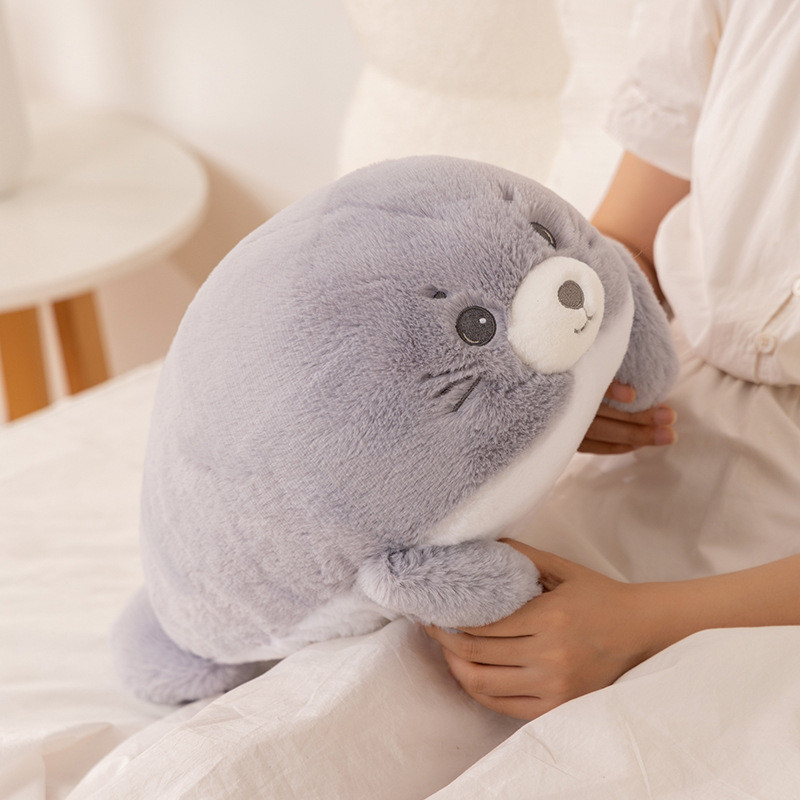 Đồ chơi sang trọng động vật đại dương đáng yêu - Orca, Beluga, Seal, Shark & Dolphin Soft Cuddly Gối dành cho người bạn đồng hành ngủ