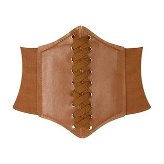 Dây thắt lưng BAIHE Corset, Dây thắt lưng trang trí rộng rãi, Giảm béo thời trang bên ngoài Thiết kế đàn hồi Dây thắt lưng cho nữ Cô gái cô dâu