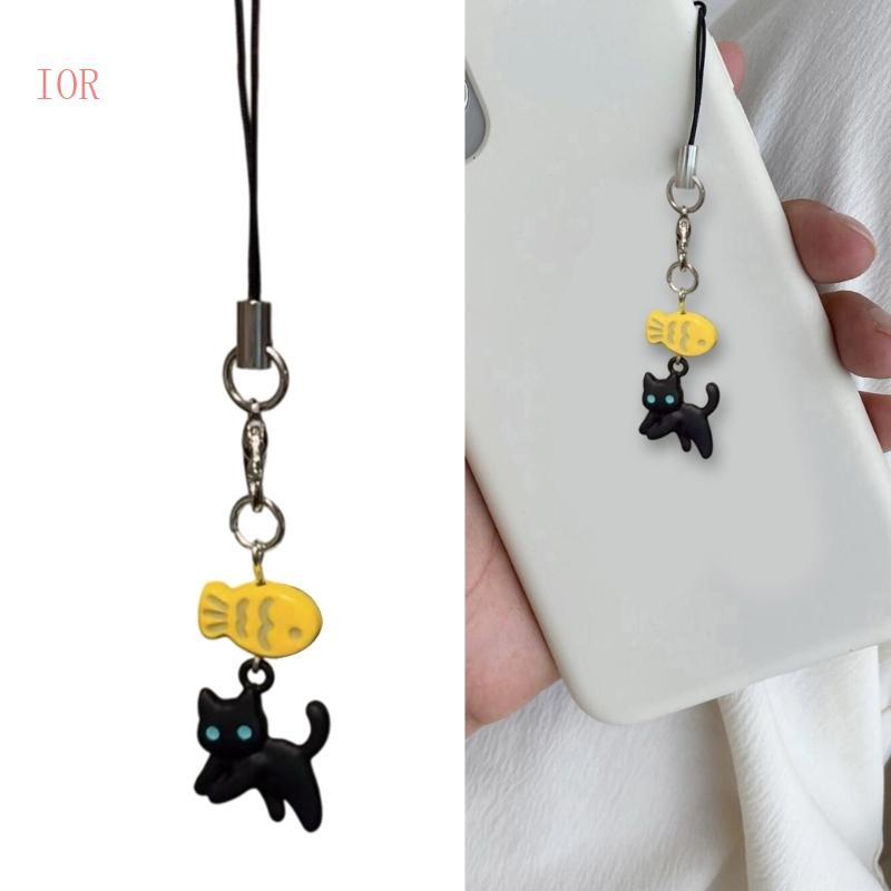 IOR Thời Trang Đính Hạt Mèo Điện Thoại Dây Buộc Charm Chìa Khóa Và Ví Phụ Kiện Tôn Tạo Cho Nữ Hợp Thời Trang Nữ Nữ