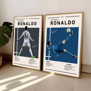 Thế Giới Nổi Tiếng Cầu Thủ Bóng Đá Ngôi Sao Bóng Đá R-Ronaldos Thể Thao Poster Tranh Canvas Bắc Âu Treo Tường Nghệ Thuật Hình Ảnh Nhà Bé Trai Trang Trí Phòng