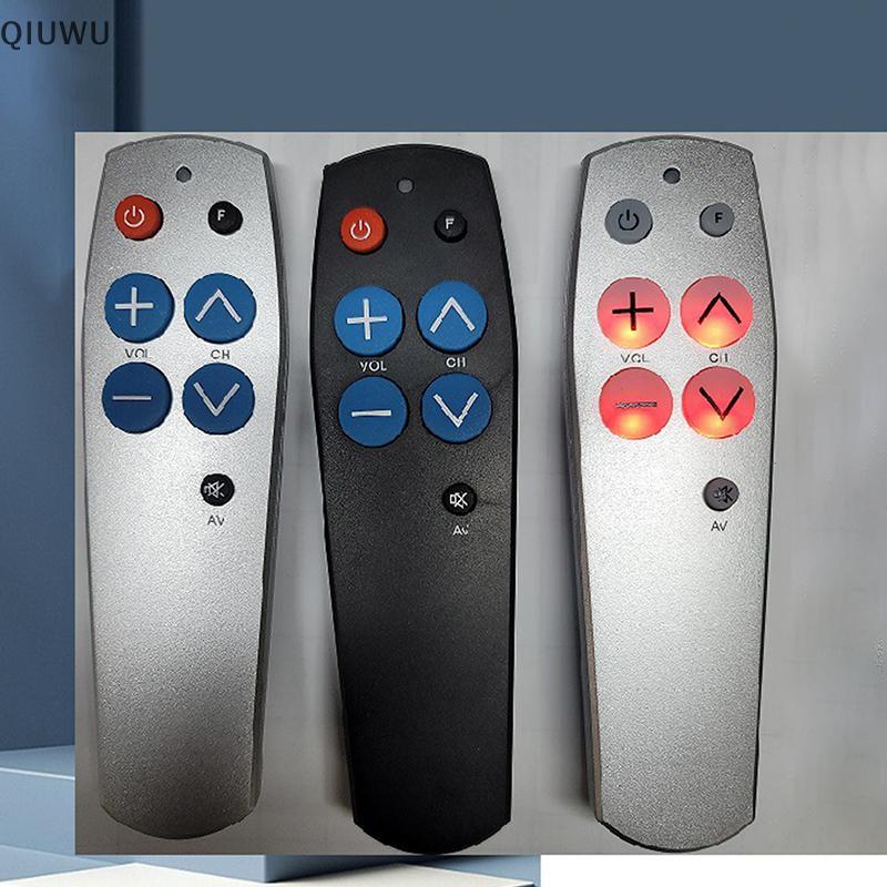QIUWU 1 Bộ Điều Khiển Học Tập IR Thông Minh 7 Nút Lớn Đa Năng Học Điều Khiển Từ Xa Bản Sao Cho TV CD DVD STB DVB Hifi TV BOX.