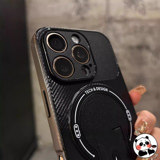 Giá đỡ doanh nghiệp Vỏ điện thoại từ tính cho Samsung Galaxy S25 Edge S24 Plus FE S23 S22 Ultra A56 A54 A52 A52S 5G 4G Vỏ sang trọng Sạc không dây dễ thương Vỏ mềm