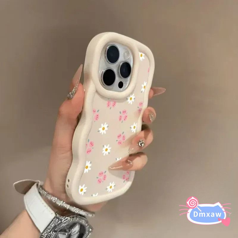 Ốp Điện Thoại Macaron Hoa Dễ Thương Cho OnePlus ACE 3 3 3V 2 2V Nord N30 4 3 2 2T CE4 CE3 CE2 CE Pro Lite 5G 4G 3D Wave Matte Casing Cặp Đôi Màu Trơn Chống Sốc Mặt Sau Mềm
