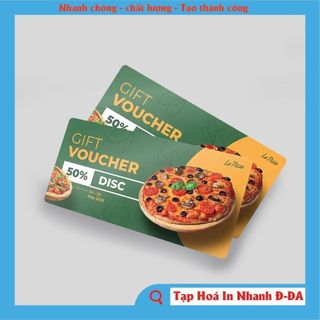 In PHIẾU QUÀ TẶNG - GIFT VOUCHERS, MỸ PHẨM, SPA , THỜI TRANG , QUÁN ĂN , VV... nhận in thêo yêu cầu, ibox shop