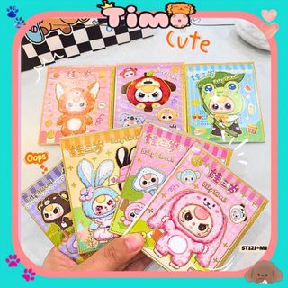 Sổ Sticker Quyển Hình Dán Cute Baby Labu Hoạt Hình Dễ Thương Timo ST122