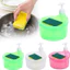 Khay đựng nước rửa chén có nút bấm tiện lợi kèm miếng rửa bát hộp chứa nước rửa chén dung dịch rửa tay có vòi tiện lợi