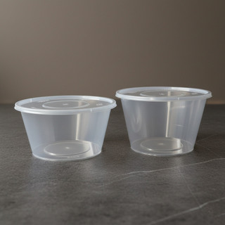 Set 50 bát tô nhựa đáy bầu 1000ml - Tô Bún, Phở, Cháo - Kèm nắp đậy - Trường An VN