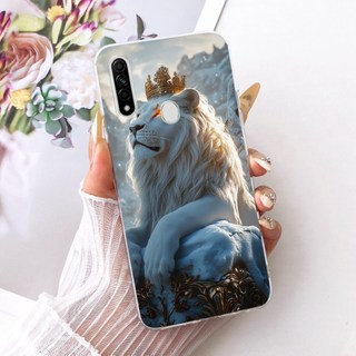 Ốp Lưng Hoạt Hình Cho OPPO A31 2020 Cover CPH2015 CPH2073 CPH2021 CPH2029 CPH2031 OPPO A8 Cool Dragon Lion Soft Slim Phone Case