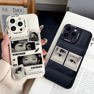 Ốp điện thoại hình ảnh đen trắng Shatou Art cho iPhone 17 / 16E / 15 Plus / 14 / 13 / 12 / 11 / Pro Max. Chống sốc rơi. Hộp đựng túi khí kiểu áo khoác silicon lỏng che phủ toàn diện