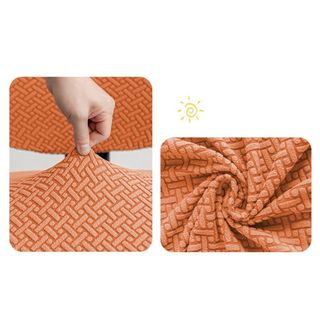 SAVORBOX 2 Cái / bộ Vỏ bọc ghế văn phòng chia, Vỏ bọc ghế bành có thể co giãn, Thời trang có thể tháo rời ​Thoáng khí​ Vỏ bọc ghế xoay nâng chống bẩn cho gia đình & văn phòng