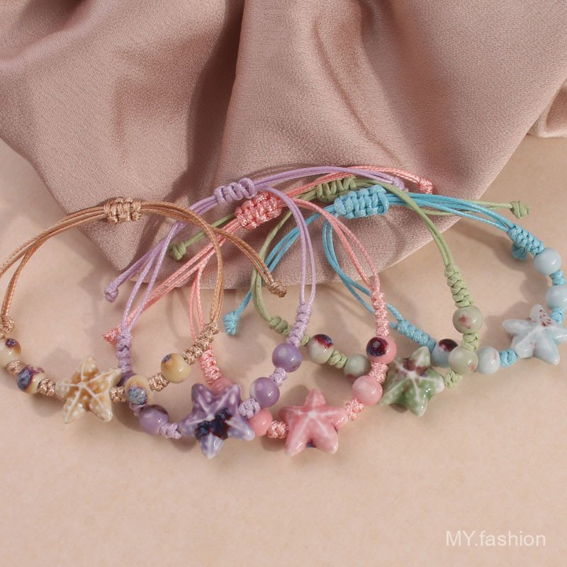 Vòng tay gốm sứ Ocean Series, thiết kế đơn giản như ngôi sao năm cánh