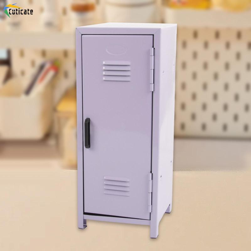 Tủ khóa máy tính để bàn nhỏ Bộ sắp xếp lưu trữ máy tính để bàn Dễ thương với khóa và hộp khóa chìa khóa