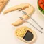 FUHUIOT 4 Cái / bộ Bộ Dụng Cụ Nứt Cua, Tiết Kiệm Nỗ Lực Với Khay Cua Sheller, Dụng Cụ Hải Sản Bộ Dụng Cụ Ăn Cua Bằng Thép Không Gỉ Chuyên Nghiệp Nhà Hàng