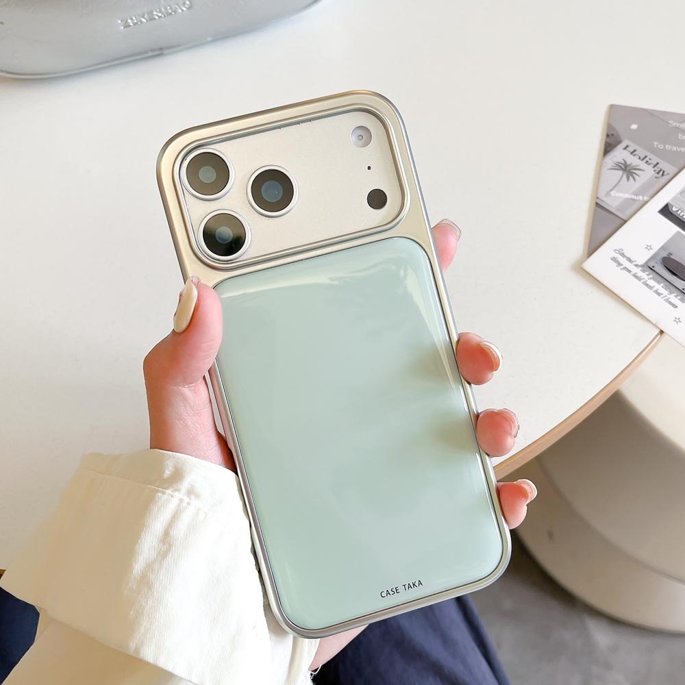 Ốp lưng cứng Tương thích với iPhone 13 14 14Pro 14ProMax 15 15Pro 15ProMax 16 16Pro 16ProMax 17 17Pro 17ProMax Ốp lưng họa tiết lục lam