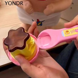 Đồ chơi cho ăn bánh pudding YONDR, Đồ chơi mô phỏng đồ chơi bánh pudding dâu tây, Mới lạ Giả vờ chơi giáo dục sớm Thức ăn cho ăn Đồ chơi nhà chơi Đồ chơi trẻ em