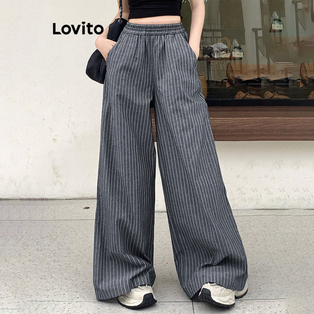 Lovito Quần thường ngày Quần bỏ túi trơn cho nữ L102AD251