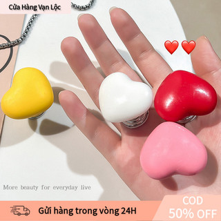 Tay Nắm Cửa Hình Trái Tim Đa Năng Kèm Nút Xả Nước Dán, Nhựa Cao Cấp, Màu Sắc Đẹp, Trang Trí Phòng Tắm Tiện Lợi, Chất Lượ