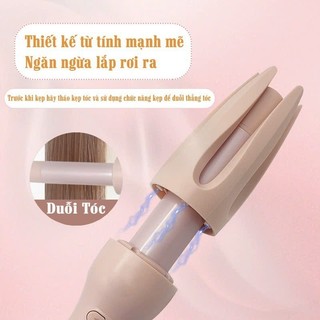 Máy uốn tóc tự động cao cấp bù ion- trục ceramic 32mm VietNam 9Light- Máy uốn xoăn chính hãng
