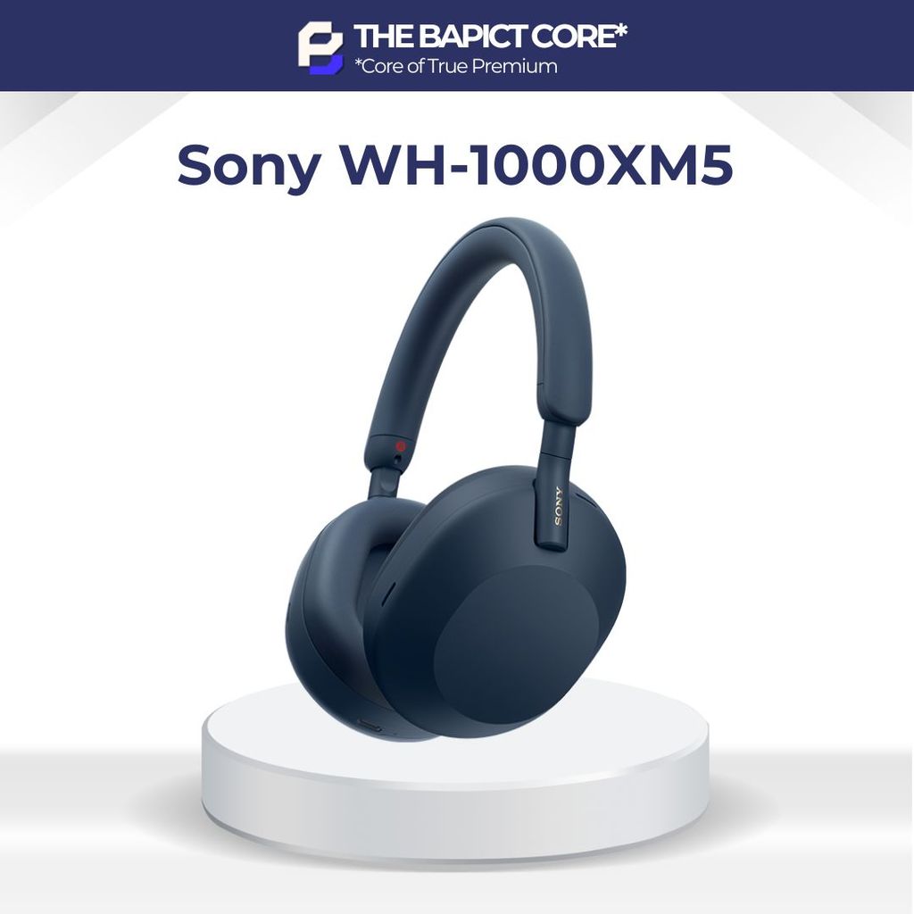 Tai nghe Sony WH-1000XM5 chất lượng Hi-Res, âm thanh vượt trội - Chính Hãng
