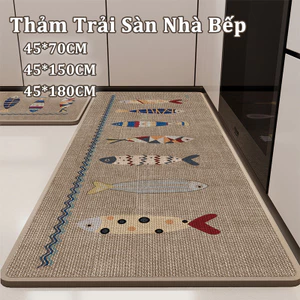 Thảm Trải Sàn Nhà Bếp, Thảm Cho Phòng Tắm, Chống Trượt, Nhanh Khô, Hấp thụ nước, Bụi bẩn, Trang Trí Nhà