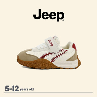 Giày trẻ em JEEP Bé trai Bé gái Mùa thu Velcro Giày chạy bộ ngoài trời chống mài mòn thoải mái