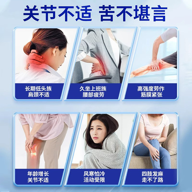 [Khuyến nghị của cửa hàng] Hồng Kông Phòng Lớn Xương Bài Đầu Gối Xương Sống Cổ Khớp Moxibustion Miếng Dán Co Giãn Tendon Miếng Dán Ấm Moxibustion Lắc Nhanh 11.6