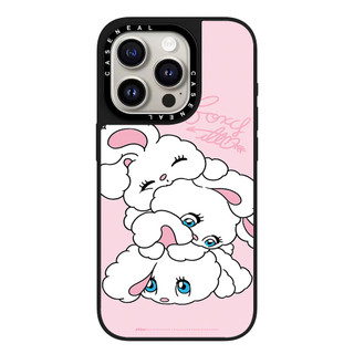 CASENEAL Love Rabbit Vỏ Điện Thoại Gương Chất Lượng Cao Thích Hợp Cho iPhone 17ProMax 17pro 17 air 16promax 16 15promax 15 14promax 13 13promax Ốp Lưng Cứng Chống Rơi Thời Trang