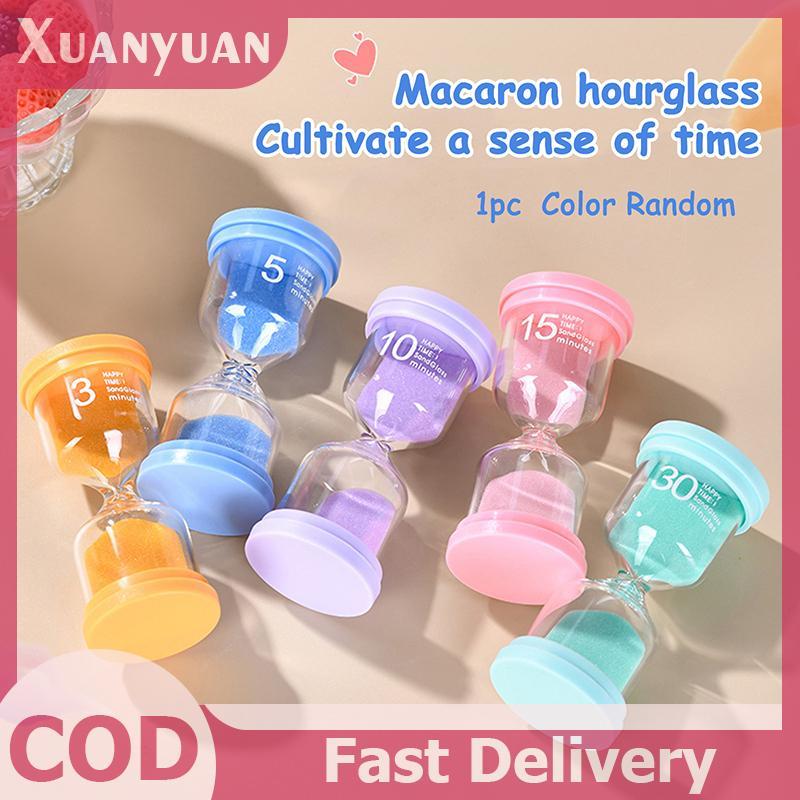 XUAN 1PC 3 / 5 / 10 / 15 / 30 Phút Cát Nhiều Màu Sắc Trẻ Em Kid Quà Tặng Cát Hẹn Giờ Kính Trang Trí Nhà Cửa Đồng Hồ Cát VN