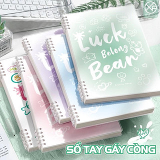 Sổ binder còng B5, kích thước đa dạng, làm sổ tay cá nhân hóa, giấy kẻ ô vuông, hoàn hảo cho dân văn phòng và sinh viên