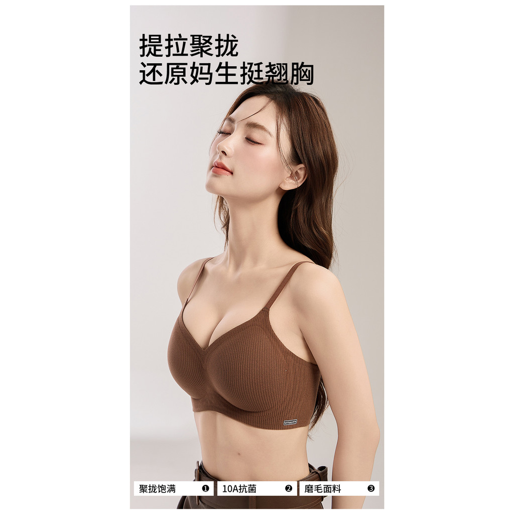 Quần lót mở rộng dành cho nữ Áo ngực nhỏ hỗ trợ hàng đầu Tập hợp Áo ngực liền mạch dày