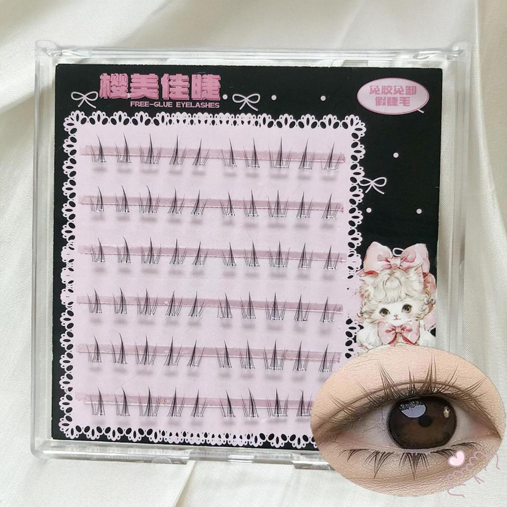 Không Gule Need DIY Đáy Lông Mi Lông Tơ Cụm Lông Mi Giả Thích Hợp Cho Nữ Mọi lứa tuổi