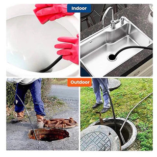 【🔥Rẻ AIMVUKES】Dây Thông Tắc Cống Bằng Áp Lực Nước-Sử dụng bằng máy rửa xe-có các cỡ dây 8/15m.