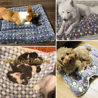 [DELION] Thảm ngủ cho thú cưng Flannel Giường cho chó Mèo Litter Puppy Giường cho chó Sofa Nệm đáng yêu cho chăn chó lớn nhỏ Đồ dùng cho thú cưng