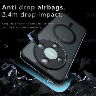 Dành Cho Honor X9D 5G 2025 Ốp Điện Thoại Mờ Trong Từ Tính Chống Va Đập PC TPU Full Vỏ HonorX9D Ốp Lưng Chống Sốc